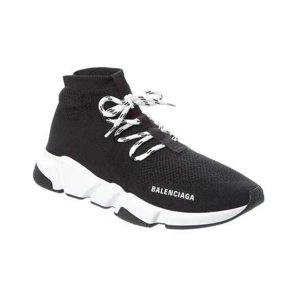 Balenciaga Speed Lt Lace-Up Sneaker Black